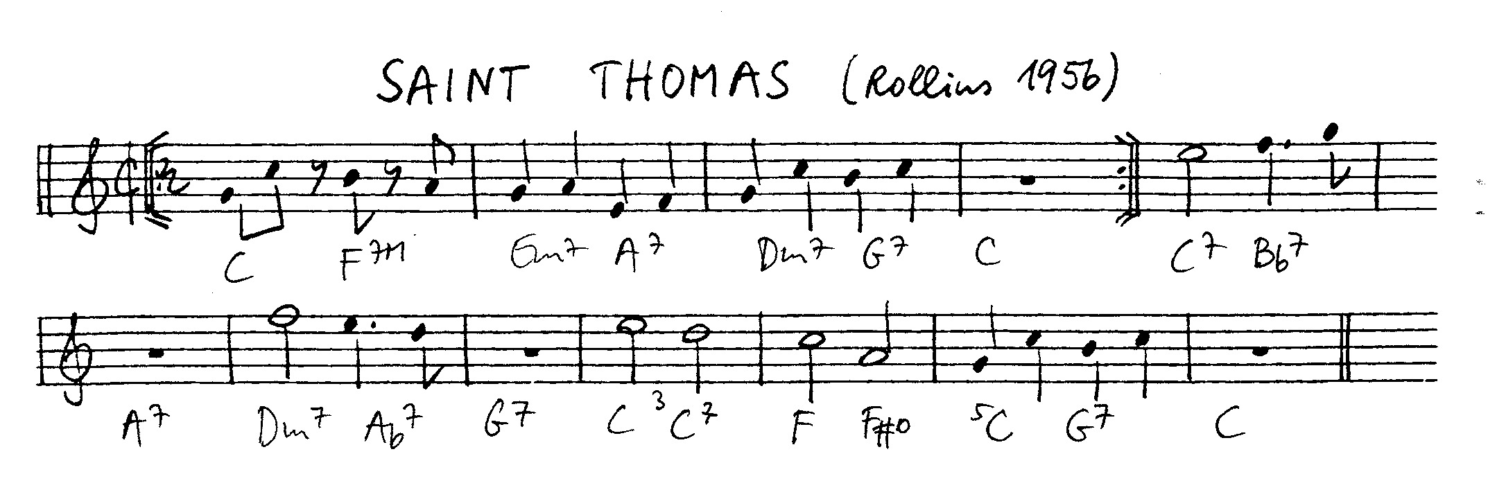 saint thomas leadsheet – book us for your next 20s or gatsby event
